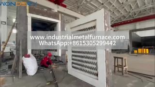 Wysokotemperaturowy piec wózkowy o temperaturze 1350°C | Doskonała technologia ogniotrwała