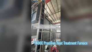 Precyzyjna kontrola temperatury do 1400°C: Piec z trzonem jezdnym z ogrzewaniem oporowym