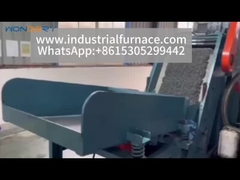 Piekarnik z pasem sieciowym z podtrzymaniem rolków do elementów mocujących części samochodowych