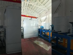 Gotowiec indukcyjny do odlewania prętów miedzianych do góry