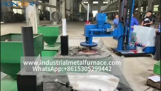 Piec tyglowy grafitowy z palnikiem na pellet drzewny – zero zanieczyszczeń, niska emisja