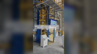 Piec do topienia aluminium o wydajności ciągłej 5 ton/godz. | Topienie i produkcja wlewków tlenku glinu na dużą skalę