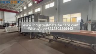 Konfigurowalny elektryczny piec wózkowy | Precyzyjna obróbka cieplna wielkogabarytowych części przemysłowych