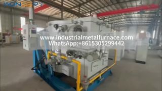 Energooszczędny piec do topienia metali nieżelaznych opalany gazem – niska strata stopu