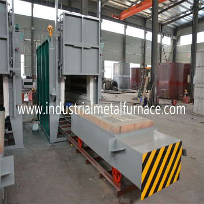 kupować RT2-135-9 Piec elektryczny z wózkowym wsadem 135KW Przemysłowy piec do obróbki cieplnej do hartowania kół zębatych produkcja online
