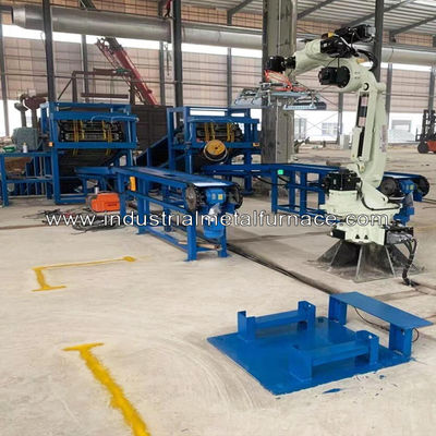 kupować 6,5 kg Automatyczna maszyna do układania wlewków aluminiowych z robotem Siemens 1200 mm produkcja online