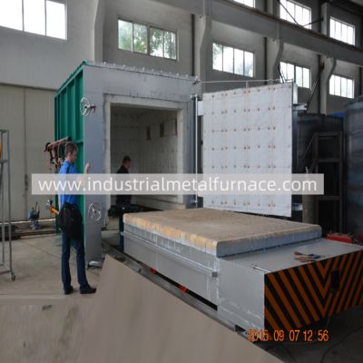 kupować Piec do obróbki cieplnej typu wózkowego RT3-150-12 z otwieranymi drzwiami bocznymi do wyżarzania, hartowania i normalizowania online manufacture