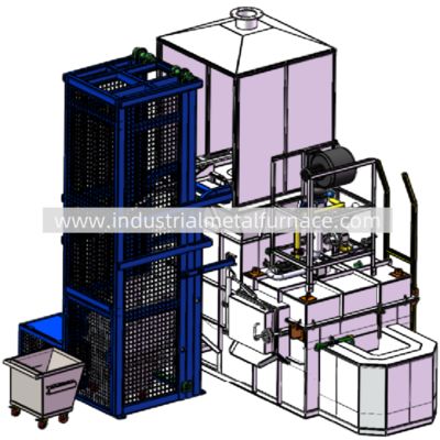 kupować 5000 KG/H Natural Gas Continuous Industrial Aluminum Melting Furnace online manufacture