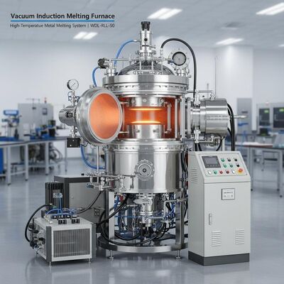 kupować Piec do topienia metali w próżni indukcyjnej – wysokotemperaturowy system topienia metali | WDL-RLL-50 produkcja online