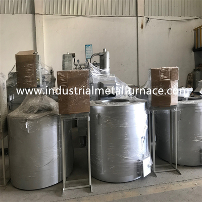 kupować 500 kg / H 1000 kg Przechylny przemysłowy piec do topienia metali Indukcja topienia aluminium online manufacture