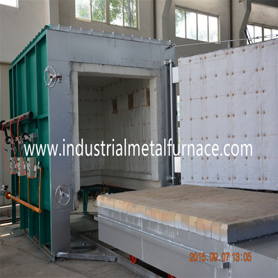 2000 X 1000 X 1000 mm Gaz ziemny Dostosowany piec dolny samochodu Bogie Hearth Furnace