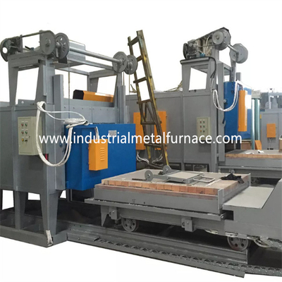 4-strefowy piec do obróbki cieplnej Bogie Hearth 8000 × 3500 × 2300 mm opalany gazem