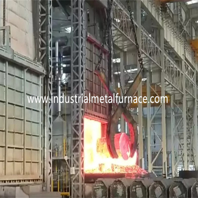 6-strefowy piec do wyżarzania samochodu Bogie Hearth Furnace 6500 × 2300 × 2000 mm Opalany gazem