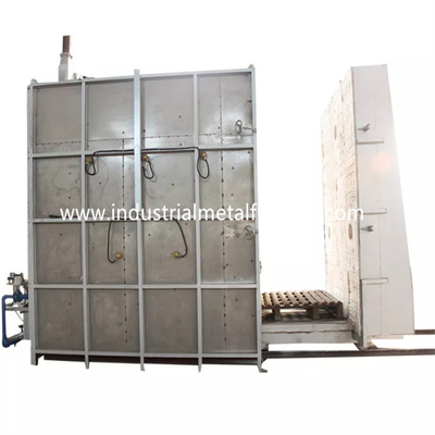 550 ℃ 1350 × 1000 × 700 mm Obróbka cieplna Piec dolny samochodu Elektryczne palenisko wózka