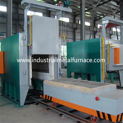 Obróbka cieplna opalana gazem Bogie Hearth Furnace Car Bottom 2500 × 1000 × 800 mm