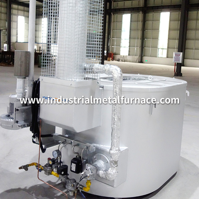 Od 300 do 1000 kg aluminiowy piec do topienia owalnego tygla opalany gazem do procesu odlewania ciśnieniowego