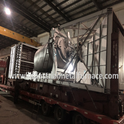 Aluminiowy Automatyczny PLC Piec do topienia metalu / Piec do topienia gazu 10-12M / Min Prędkość obrotowa