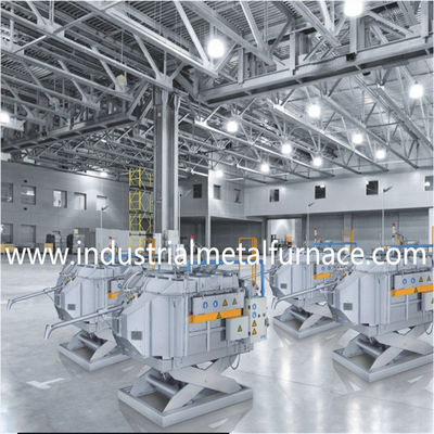 Funkcje hydrauliczne Przemysłowy pień topiący aluminium Łatwa obsługa