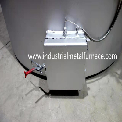100 kg Przemysłowy piec do topienia aluminium ze stali żelaznej