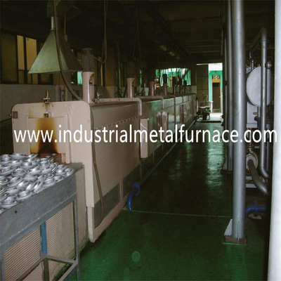 300 kg / H do 800 kg / H Przenośnik taśmowy z siatką Piec do topienia stopu aluminium 600 stopni