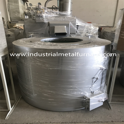 400 kg Zamak 5 Tygiel Aluminiowy odlew ciśnieniowy Piec do topienia gazu ziemnego Typ stacjonarny