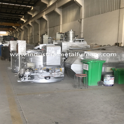 PID Typ przechylania opalany gazem piec do topienia tygla do stopu aluminium 1000 kg