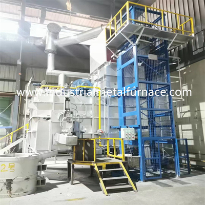 Od 700 do 750 stopni piec do topienia i przetrzymywania aluminium Proces odlewania ciśnieniowego ze stopu aluminium