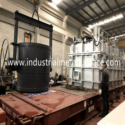 350kg 18KW aluminiowy piec do przechowywania Automatyczny elektryczny pionowy podgrzewacz kadzi CE