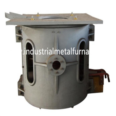 300 kg Przemysłowy piec indukcyjny 1150 stopni do topienia miedzi z powłoką aluminiową